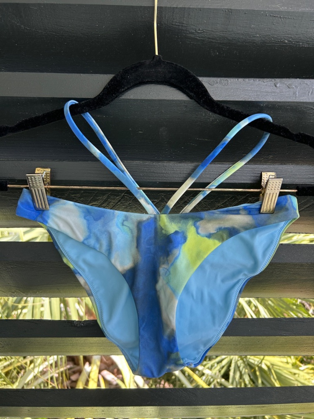 Jonathan Simkhai Blue Harlen/Emmalynn Bikini - Picture 4 of 11
